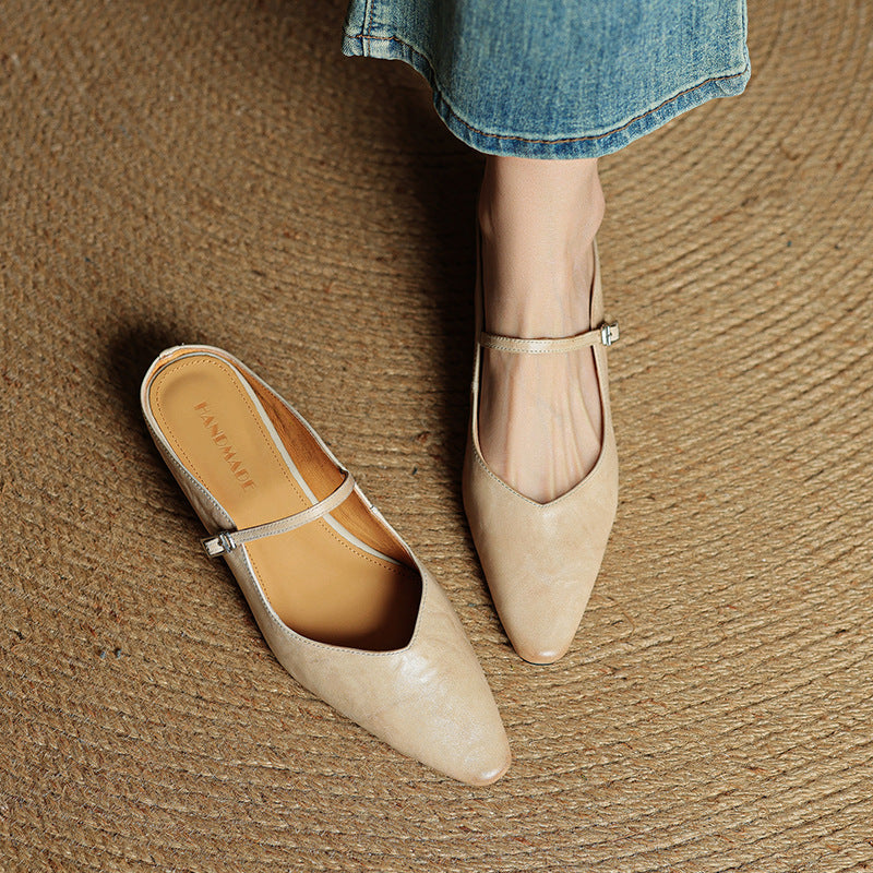 Women's Leather Mules