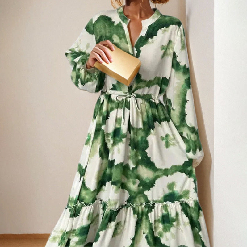 Seraphine™ | Botanical Print Maxi Dress