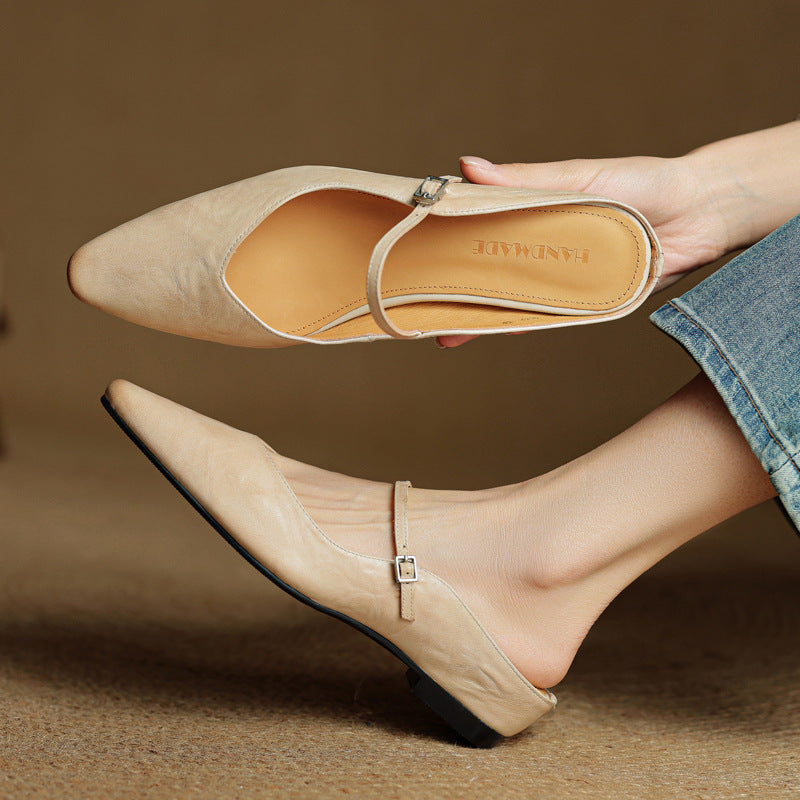 Women's Leather Mules