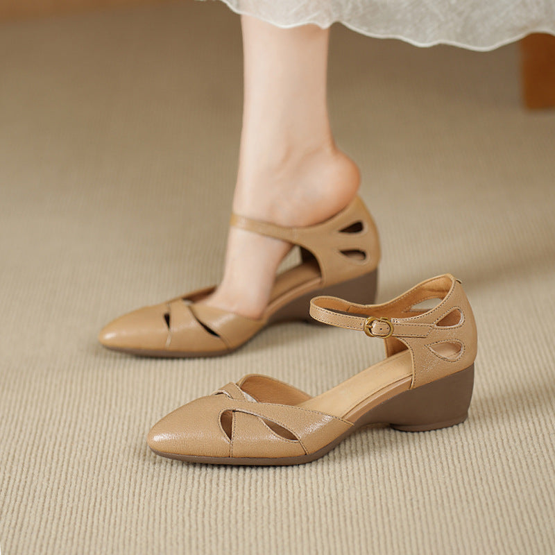 Women's Lambskin Leather Heels
