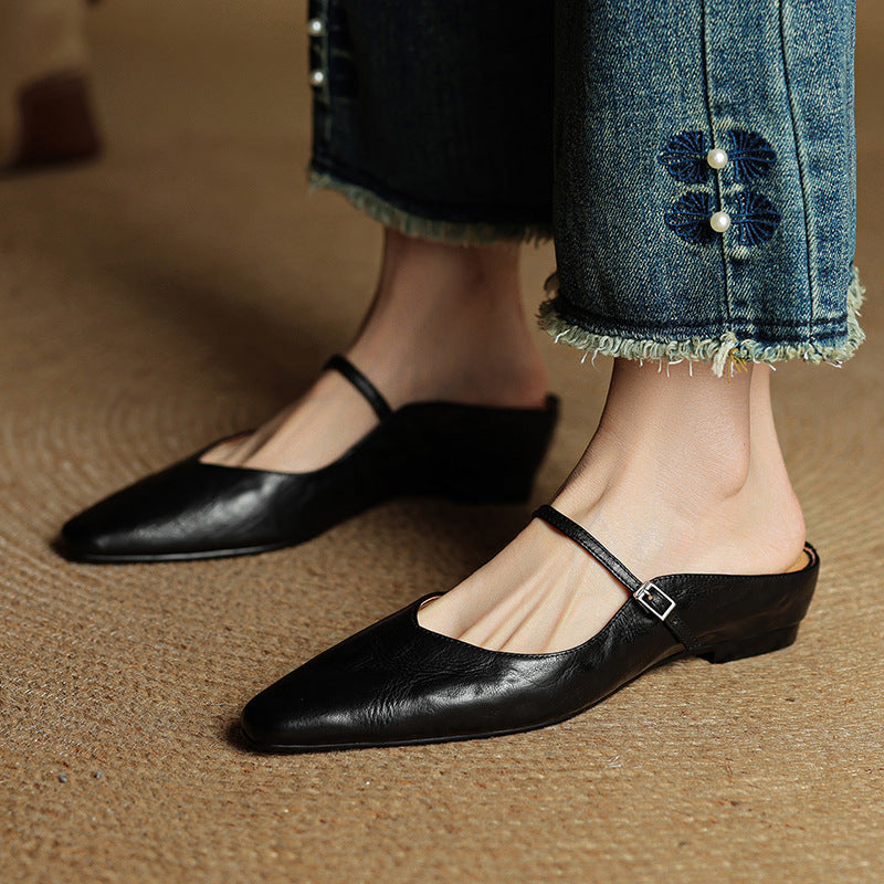 Women's Leather Mules