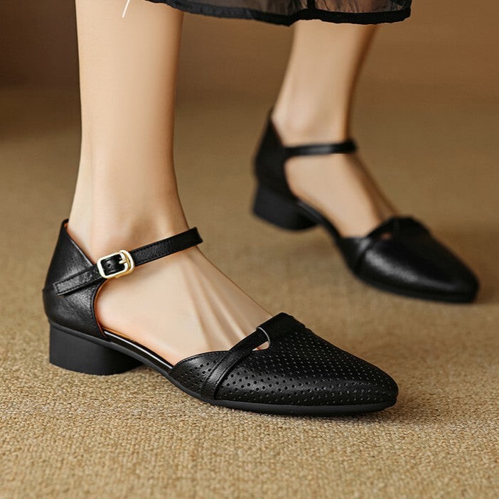 Women's Leather Slingbacks