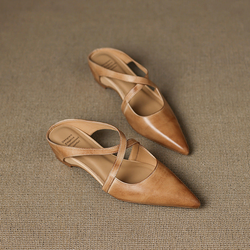 Women's Leather Mules