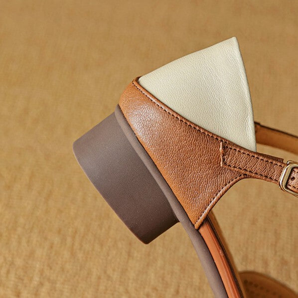 Women's Leather Slingbacks
