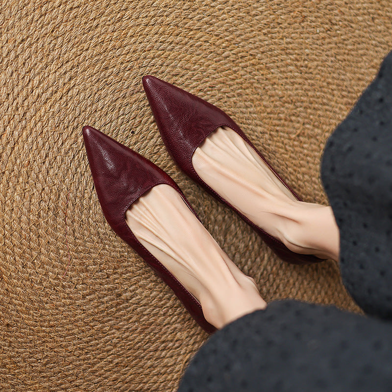 Women's Lambskin Leather Flats