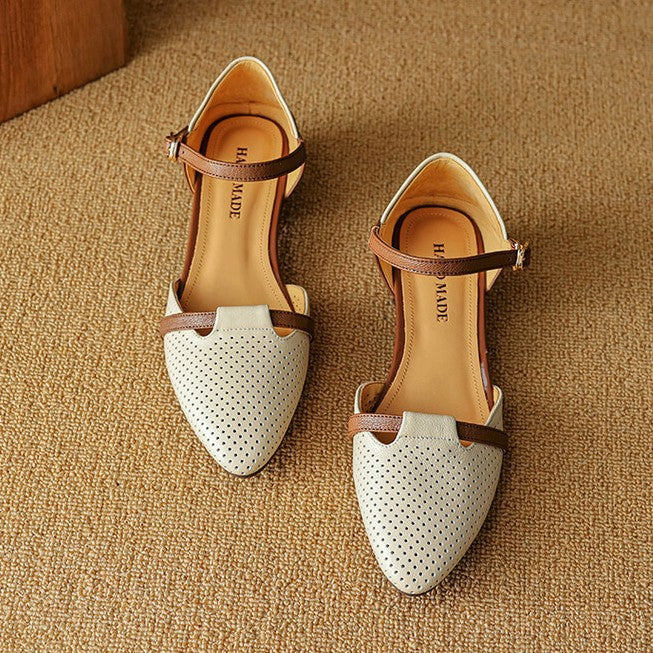 Women's Leather Slingbacks