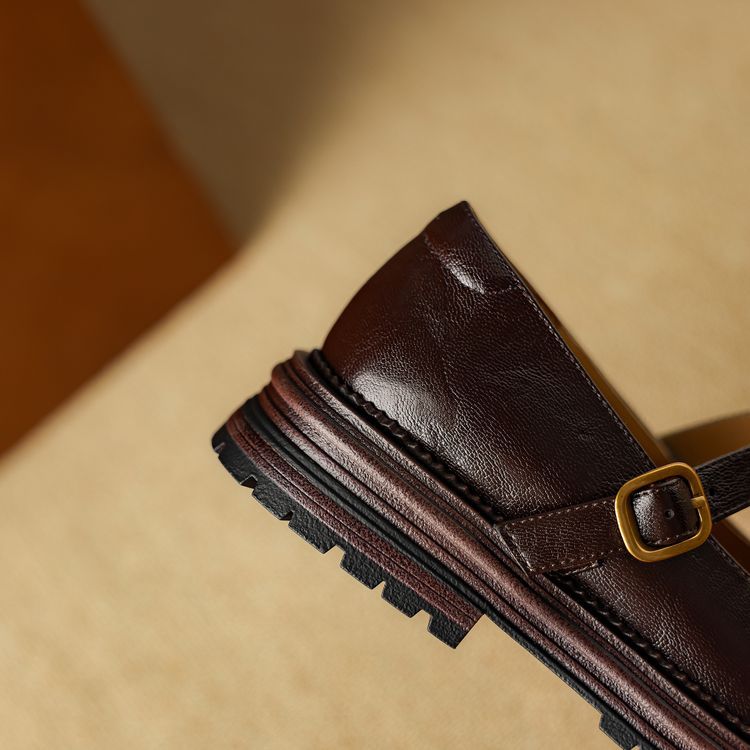 Women's Leather Mary Janes