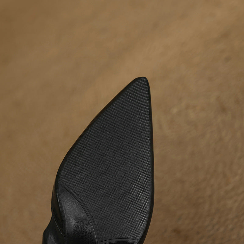 Women's Curve Leather Heels