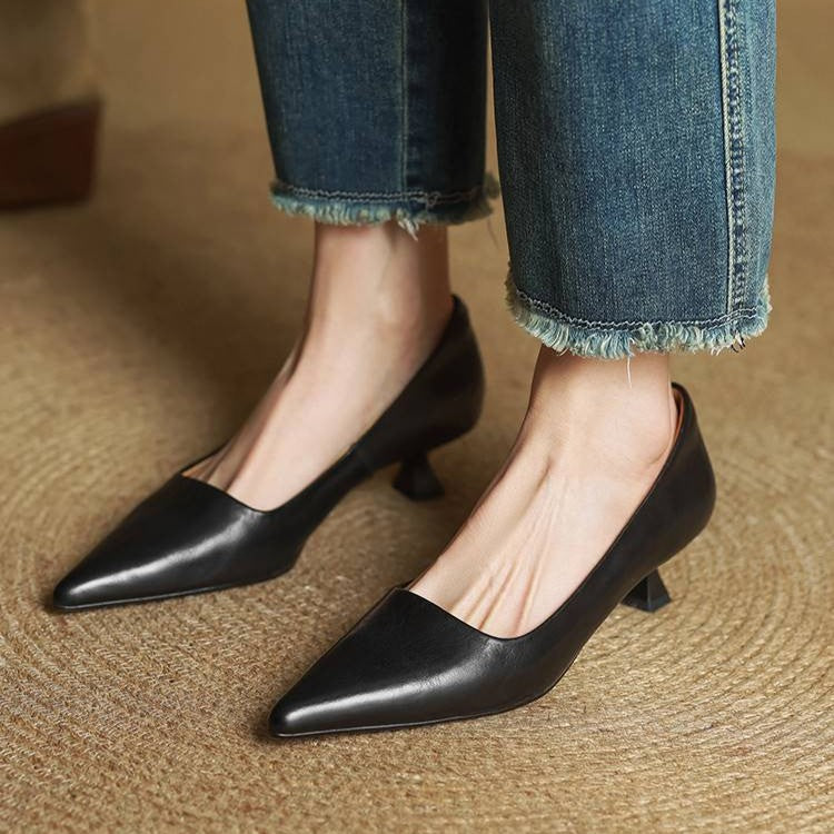 Women's Leather Heels
