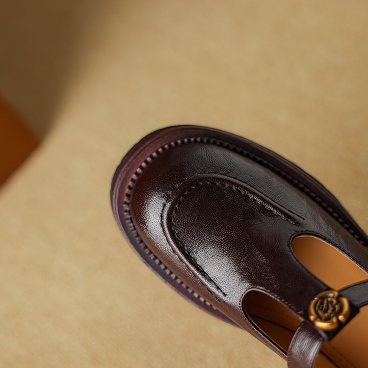 Women's Leather Mary Janes