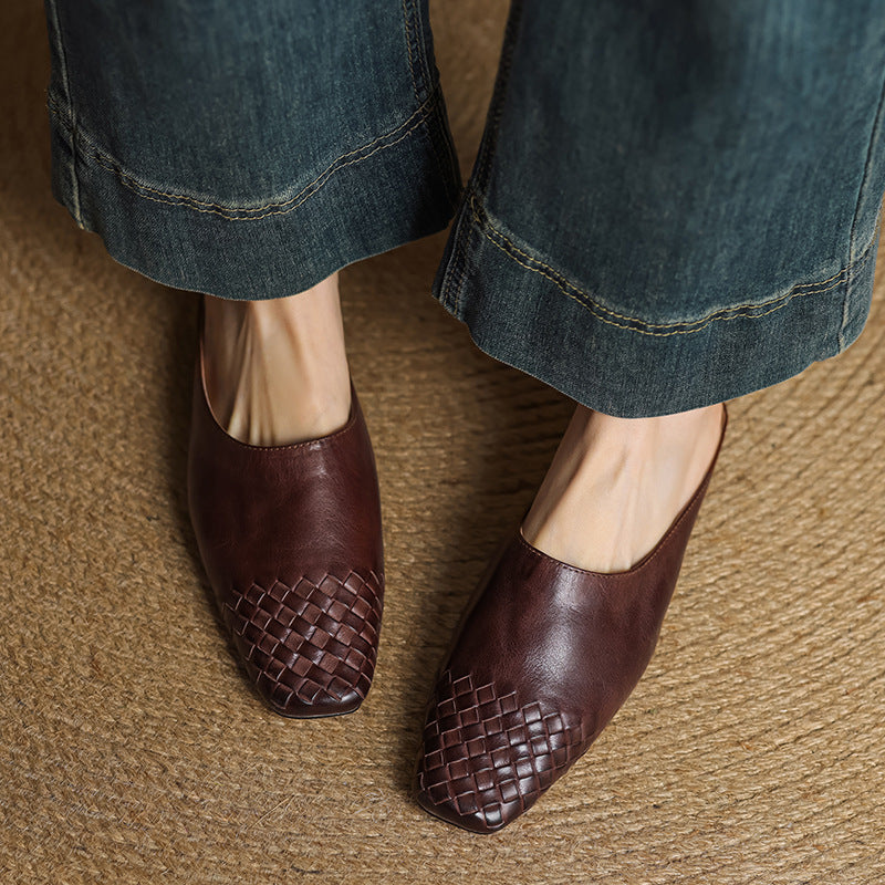 Veldine™ | Woven Toe Mules