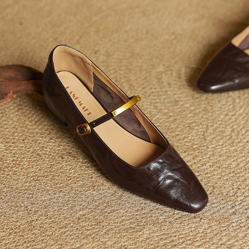 Women's Lambskin Mary Janes