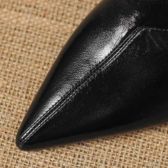 Women's Leather Sculpt Mules