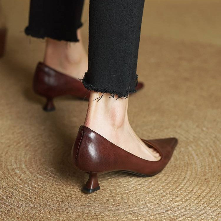 Women's Leather Heels