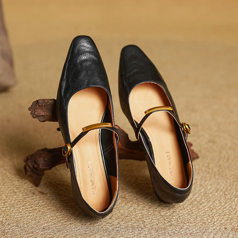 Women's Lambskin Mary Janes