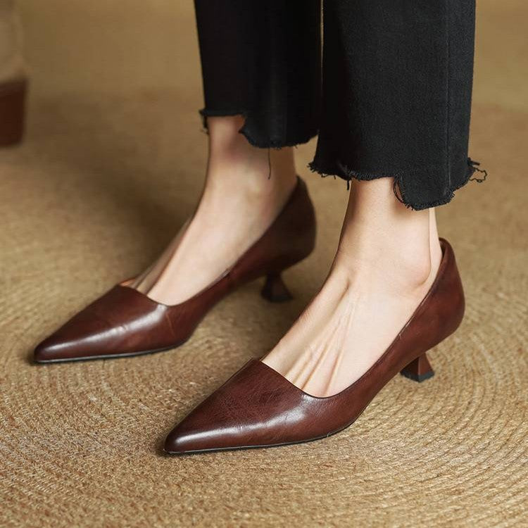 Women's Leather Heels