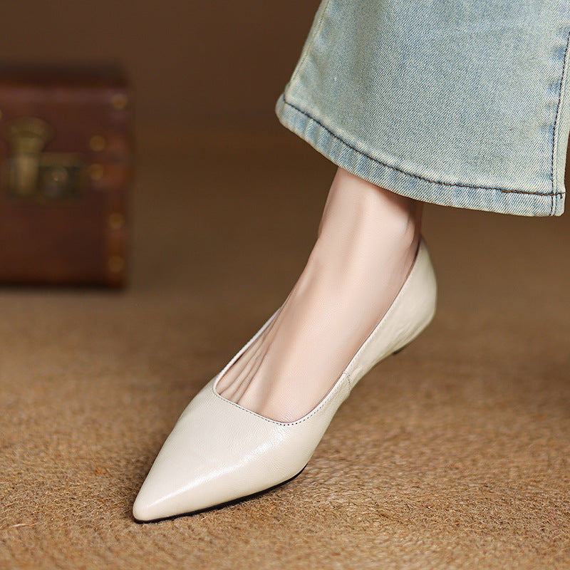 Women's Lambskin Leather Flats