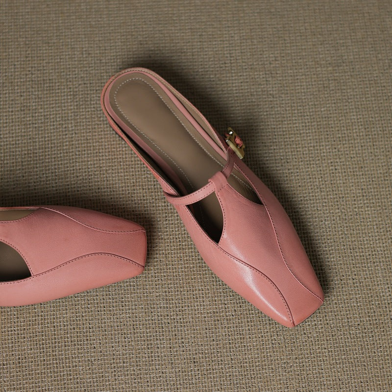 Women's Sculpt Leather Mules