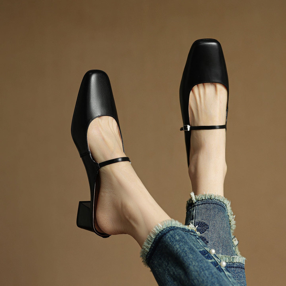 Women's Leather Mules