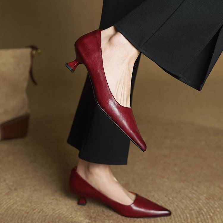 Women's Leather Heels