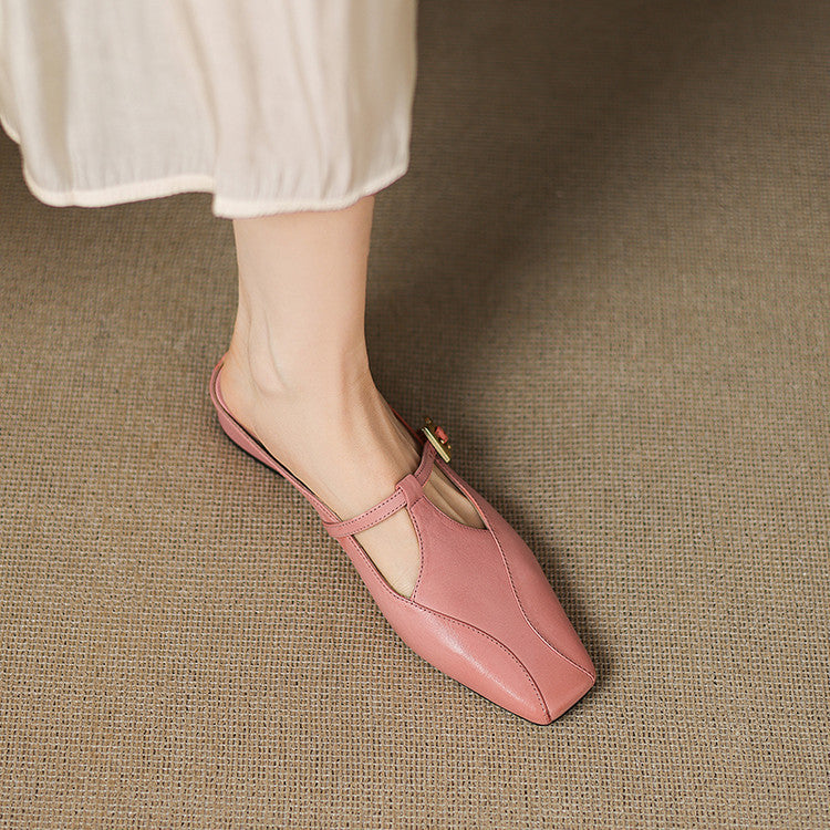 Women's Sculpt Leather Mules