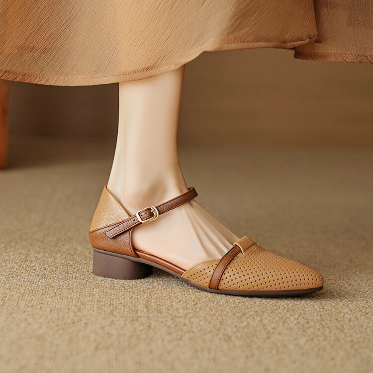 Women's Leather Slingbacks