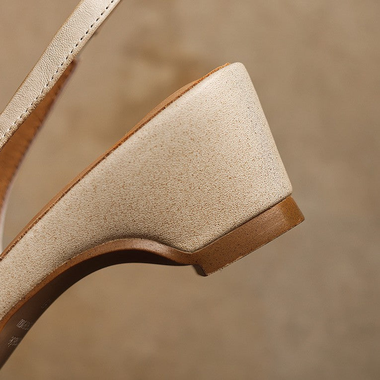 Women's Sculpt Leather Heels