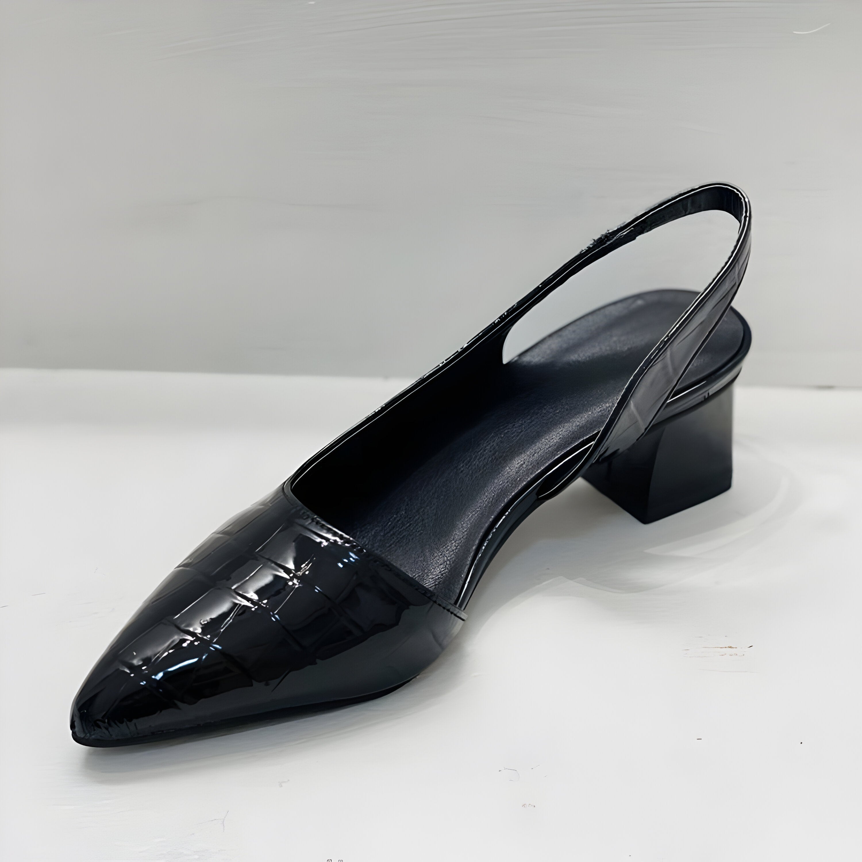 Orvette™ | Pointed-Toe Slingback Block Heel Pump