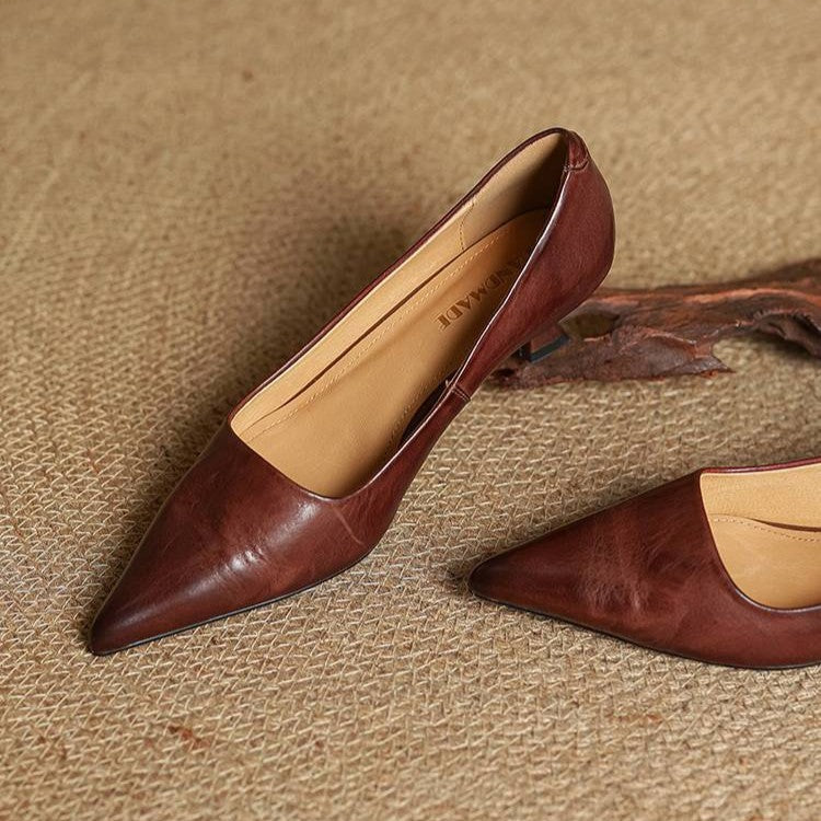 Women's Leather Heels