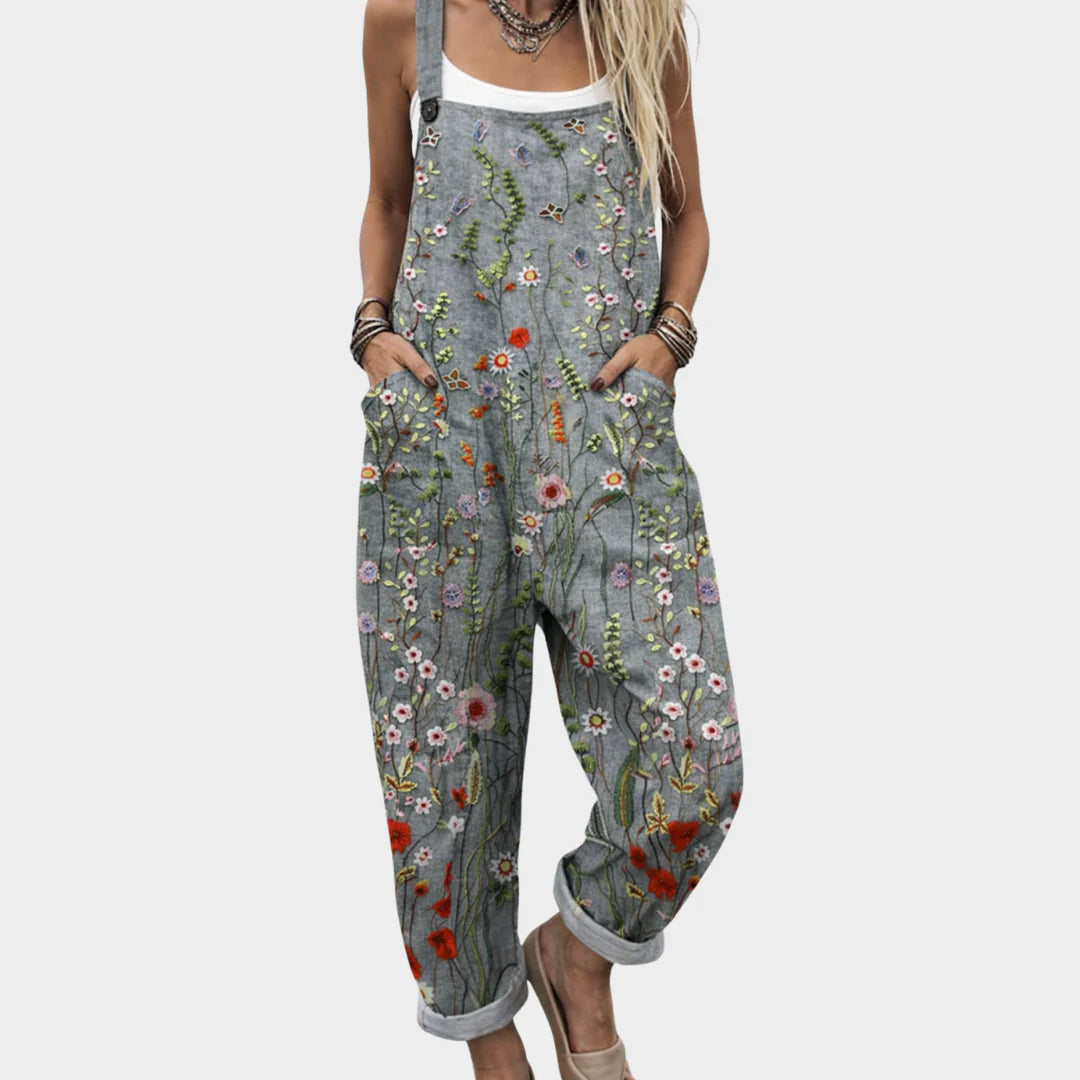 Sylvie™ | Garden Print Overalls