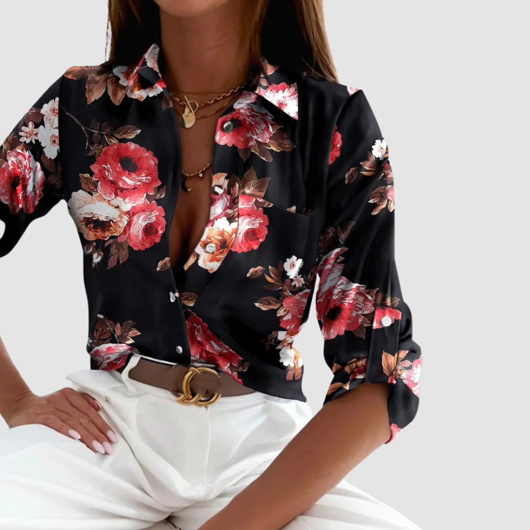 Donna™ Chic pocket blouse