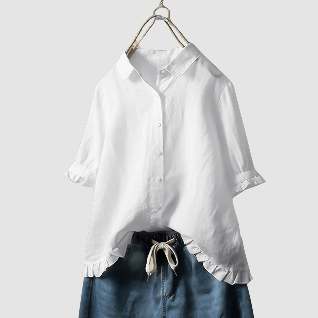 Mira™ | Timeless Button-Down Blouse