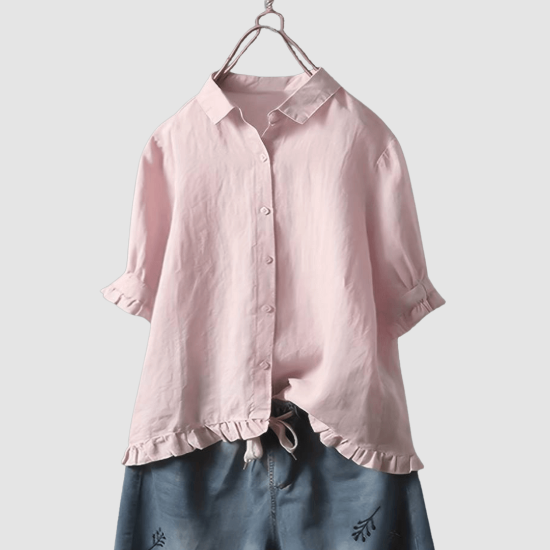 Mira™ | Timeless Button-Down Blouse