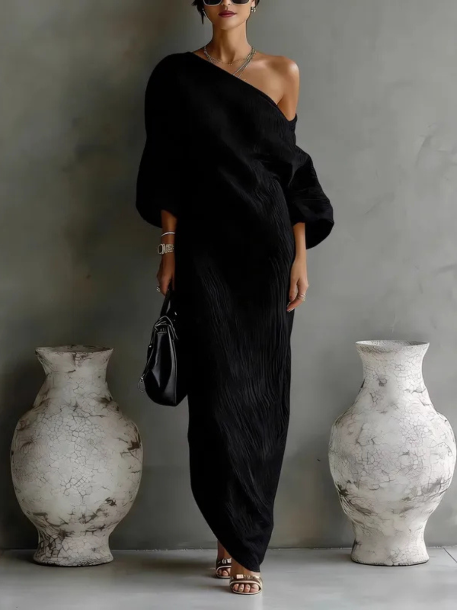 Gwyneth™ | Elegant One-Shoulder Maxi Dress