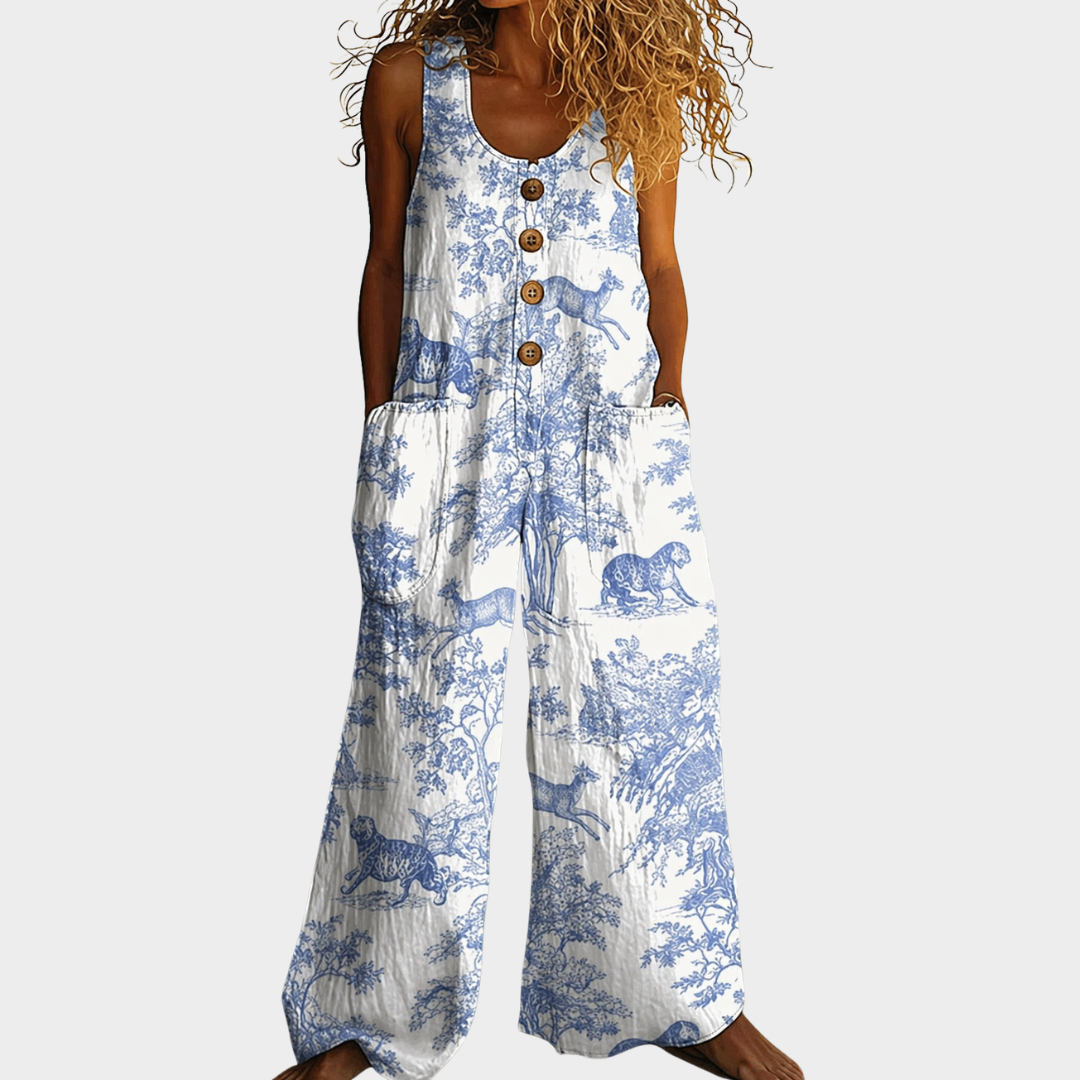 Josephine™ | Bohemian Print Casual Jumpsuit