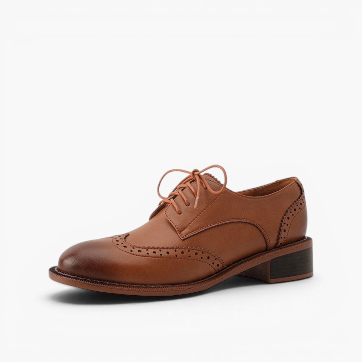 Women's Brogue Leather Oxfords