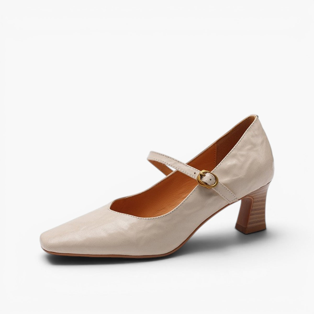 Women's Mary Jane Leather Pumps