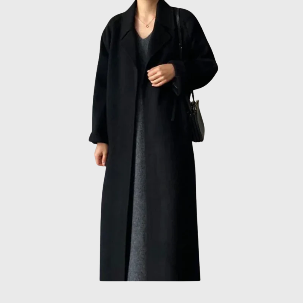 Women's Classic Belted Overcoat