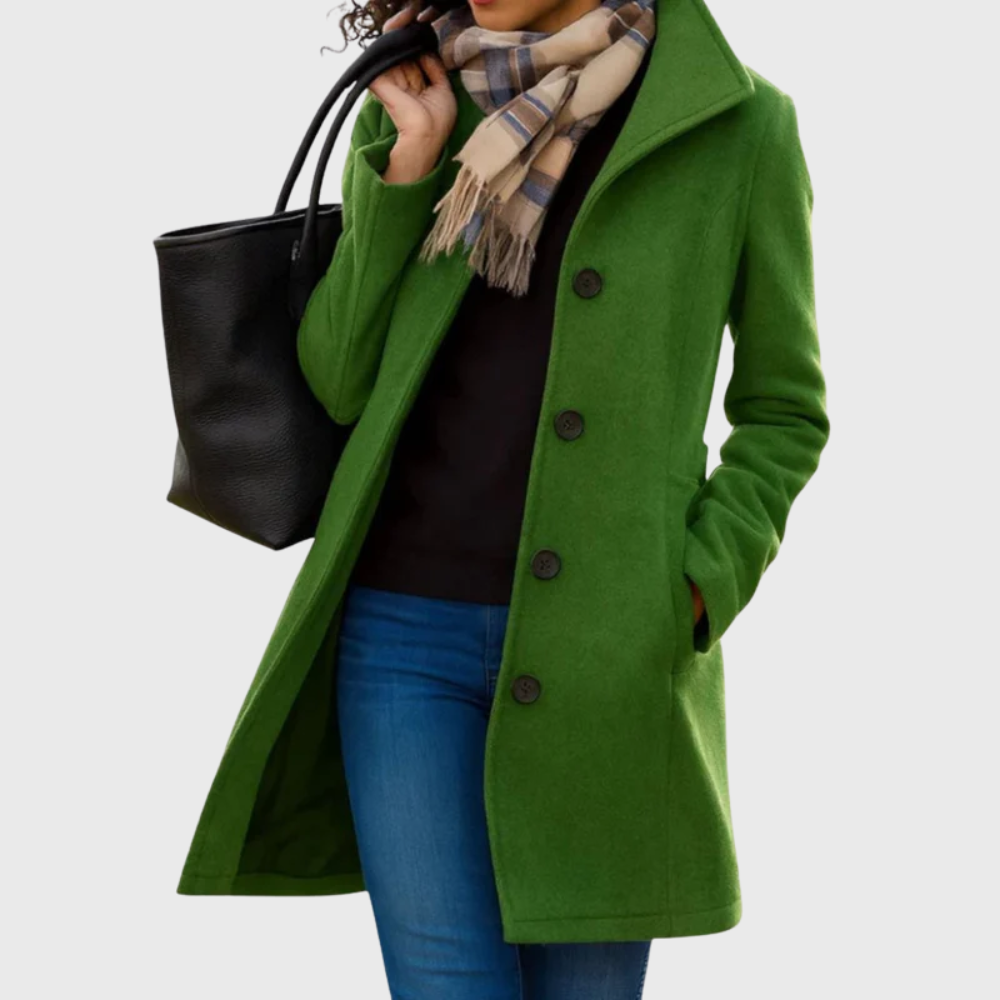 Women's Stylish Longline Coat for a Flattering Fit