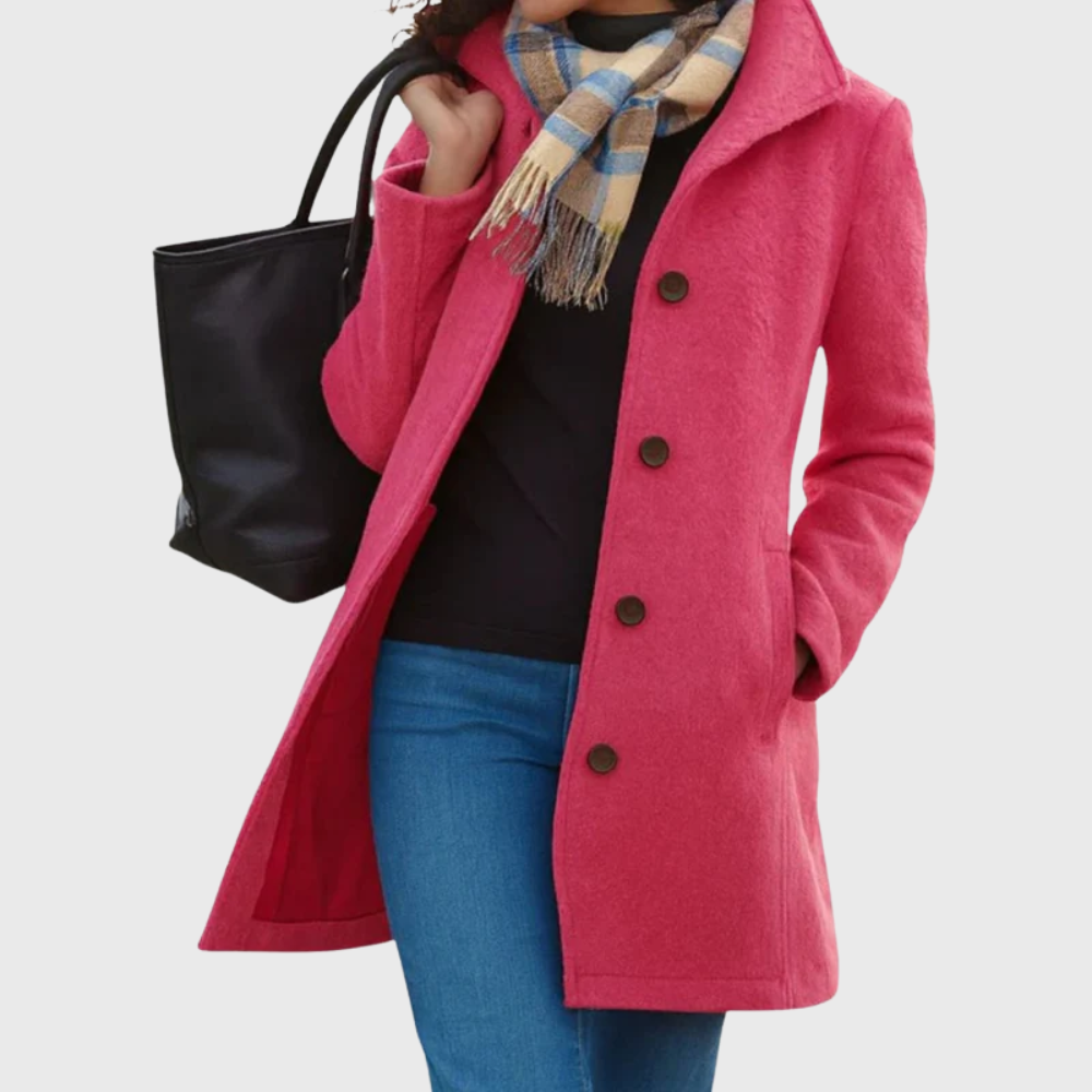 Women's Stylish Longline Coat for a Flattering Fit