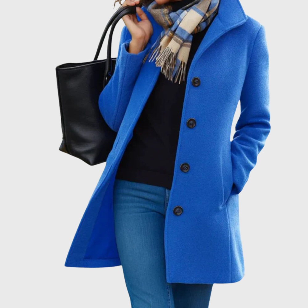 Women's Stylish Longline Coat for a Flattering Fit