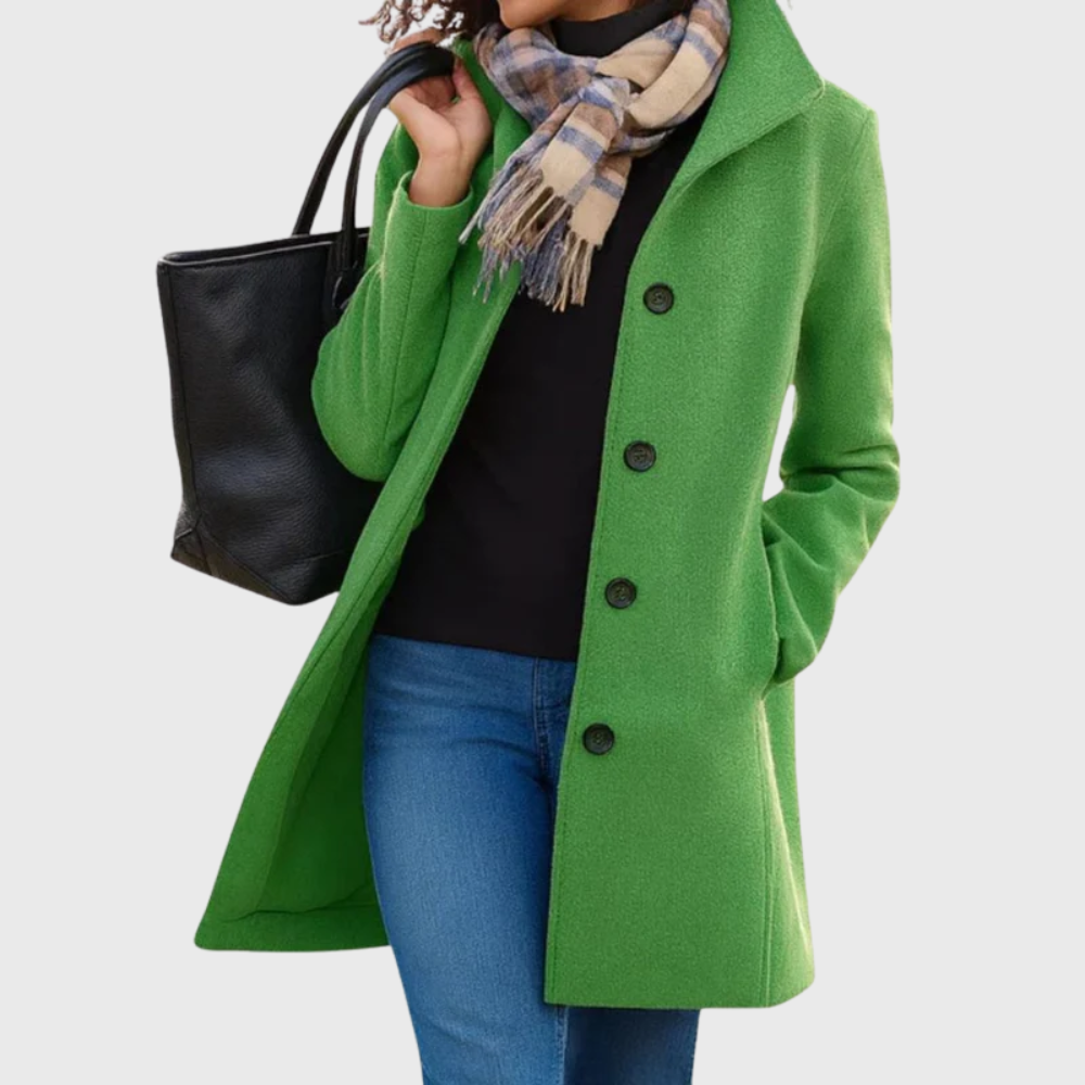 Women's Stylish Longline Coat for a Flattering Fit