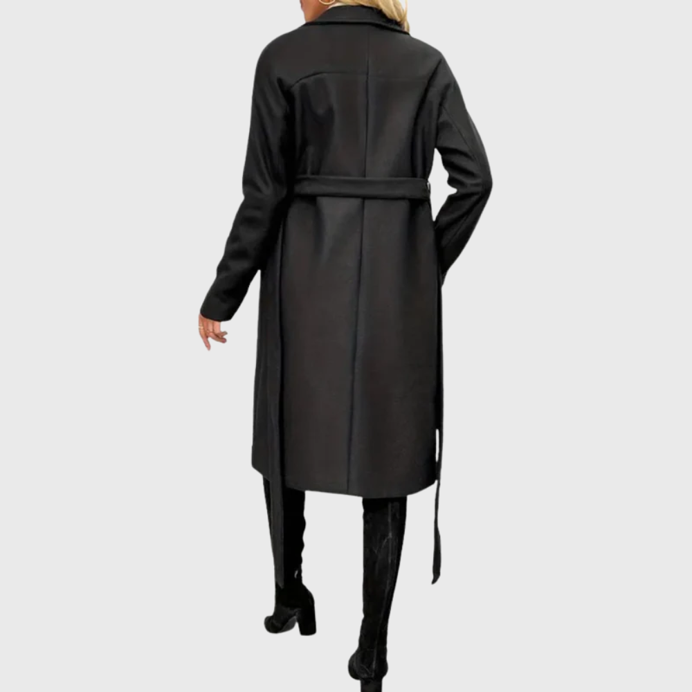 Women's Extended Length Winter Trench Coat