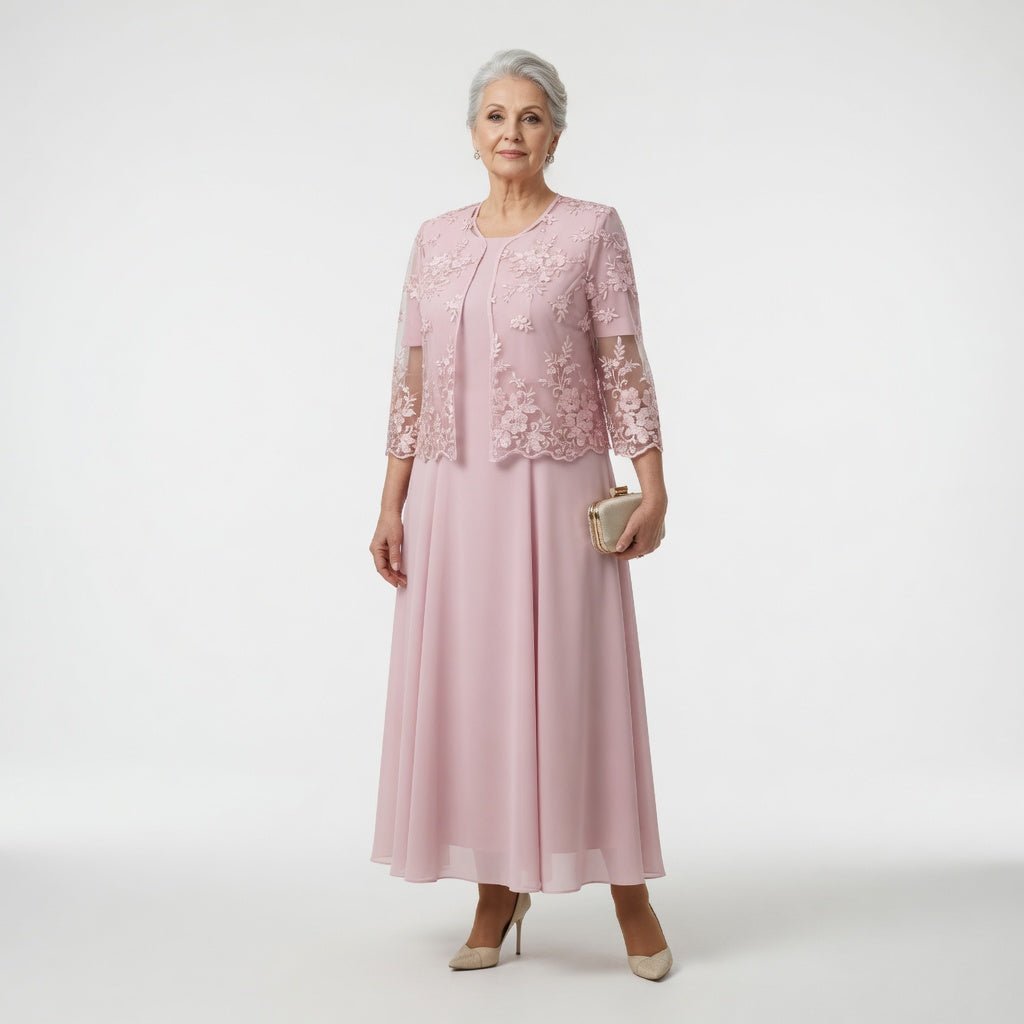 Felicia™ | Lace Jacket Dress Set