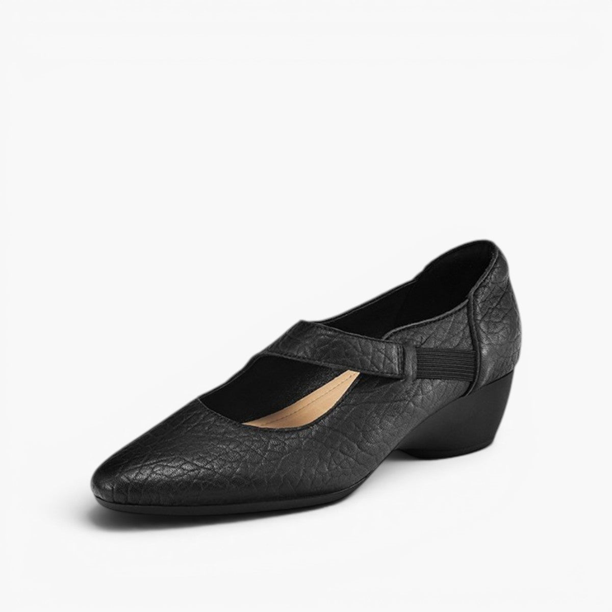Women's Leather Mary-Jane Heels