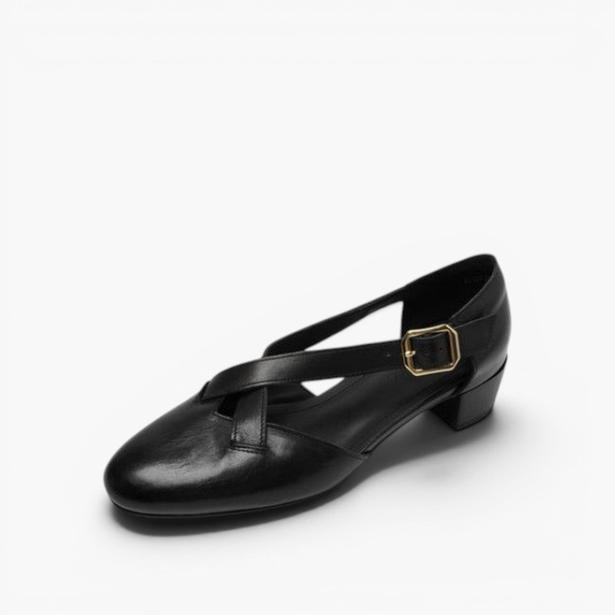 Women's Crossstrap Leather Heels