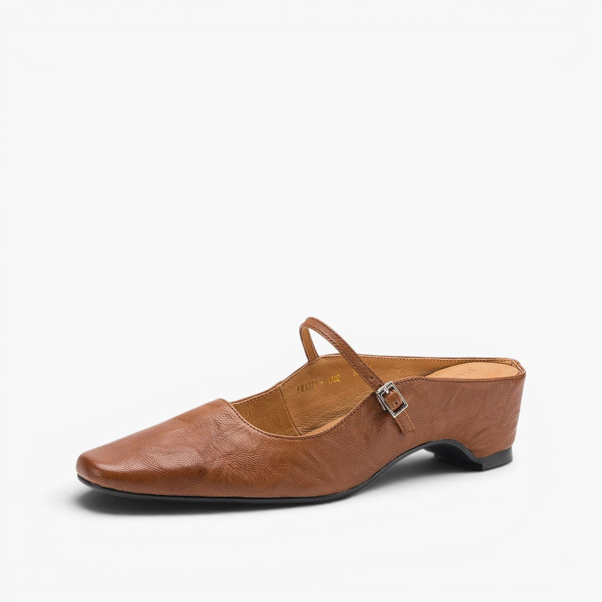 Women's Square-Toe Leather Mules
