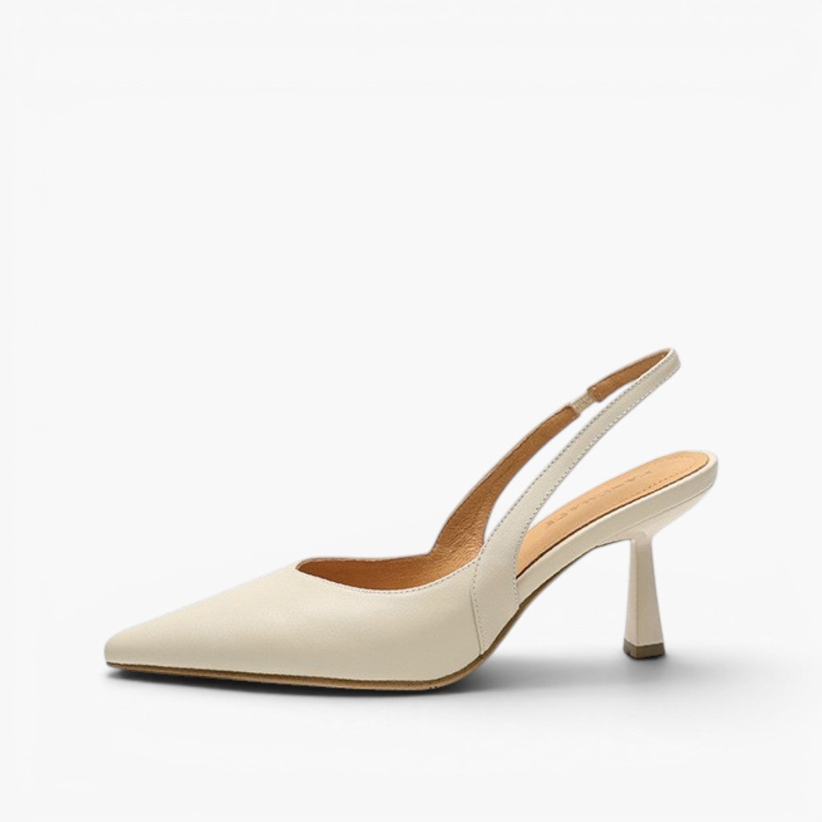 Women's Slingback Leather Heels