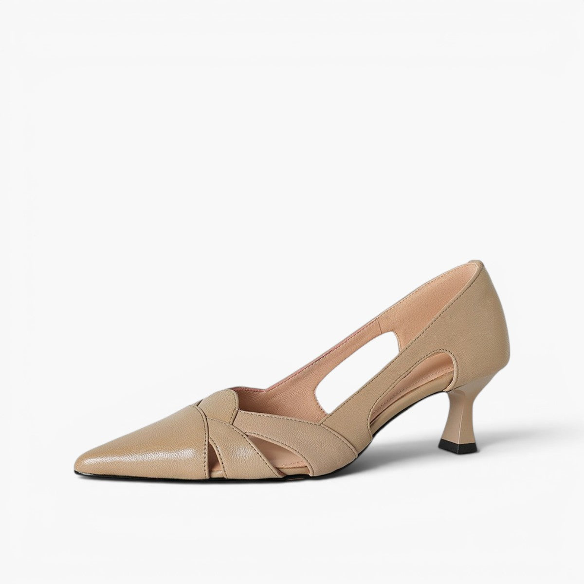 Women's Cutout Leather Pumps