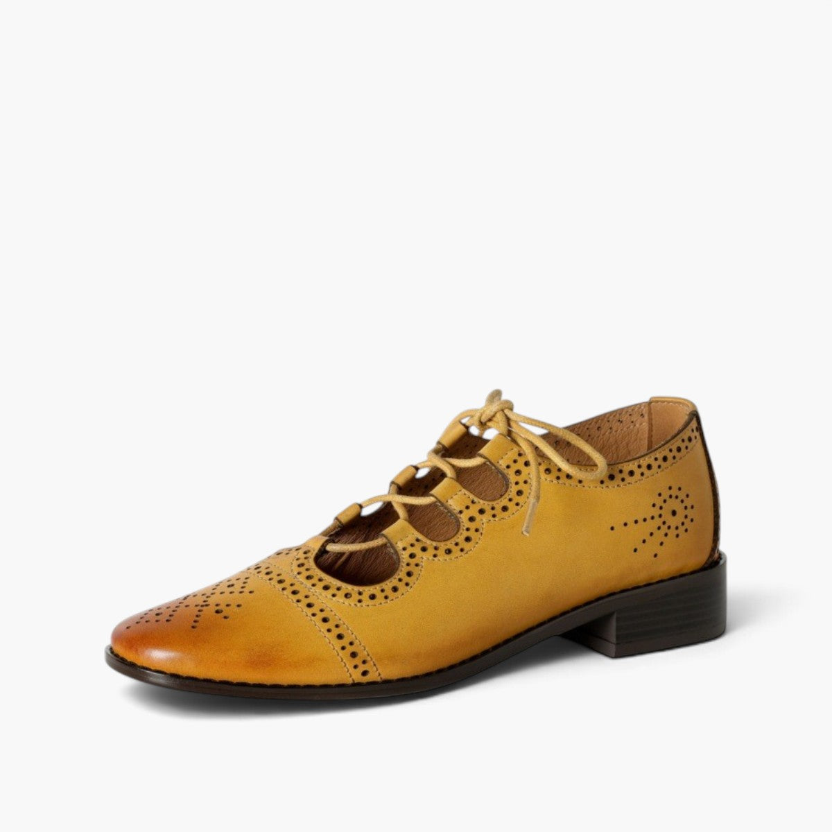 Women's Brogue Leather Oxfords